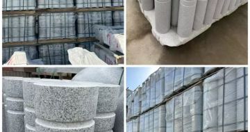 南平 芝麻白花岗岩挡车柱、隔离柱多少钱