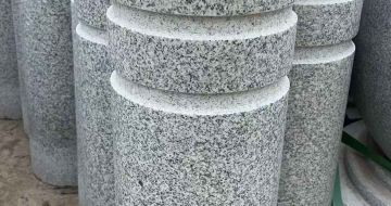 南平 芝麻白花岗岩挡车柱、隔离柱多少钱