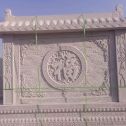 南平 芝麻白花岗岩屏风，照壁，影壁