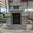 南平 芝麻灰高档墓碑、土墓，一套也支持定做