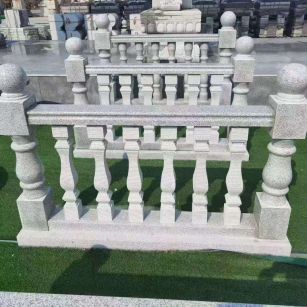 南平 别墅石材栏杆特写