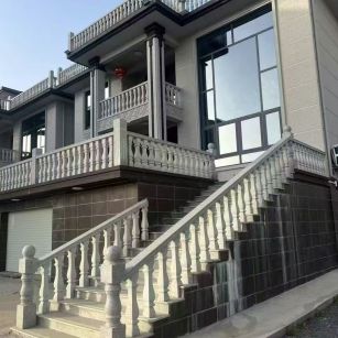 南平 芝麻白别墅阳台栏杆，楼梯栏杆