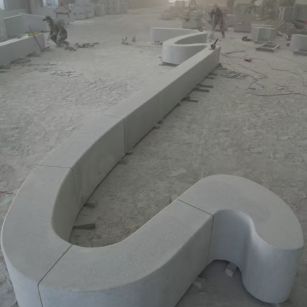 南平 花岗岩整石坐凳拼装