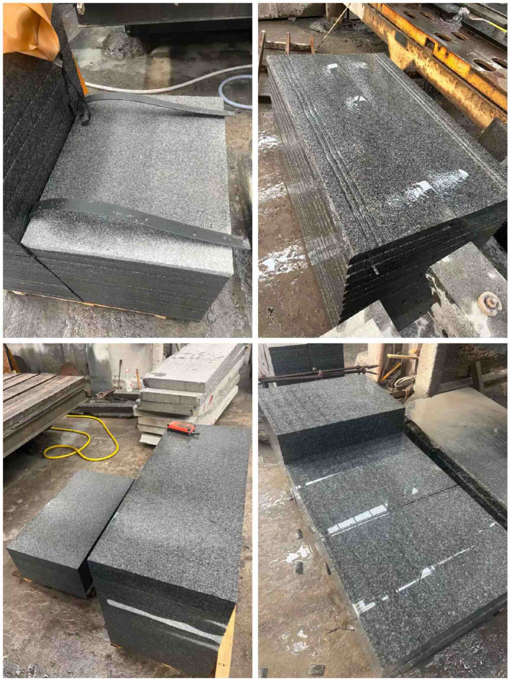 南平 芝麻黑地铺石材