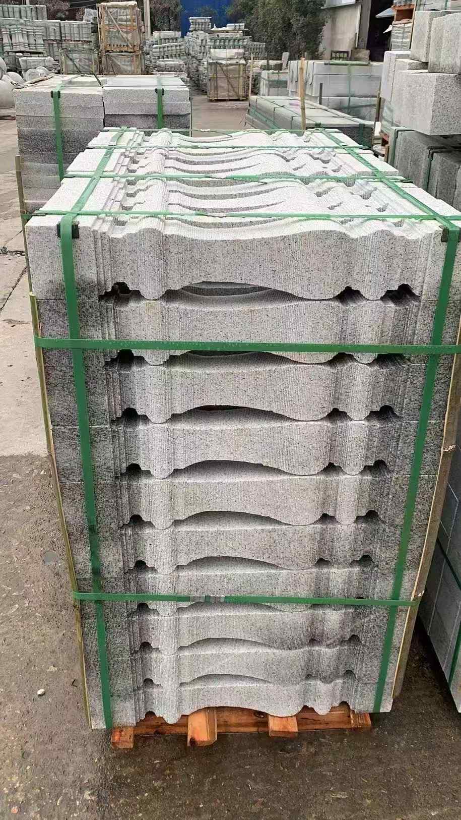 南平 芝麻白方形拉丝面，栏杆花瓶柱