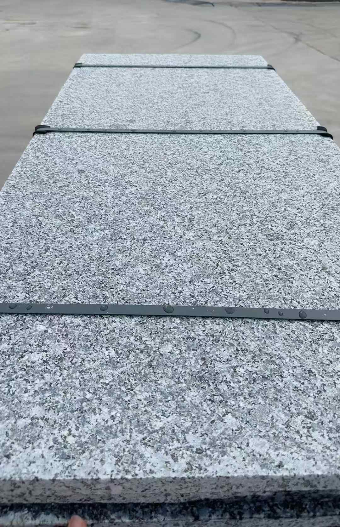 南平 芝麻黑火烧面毛板，条板，半成品