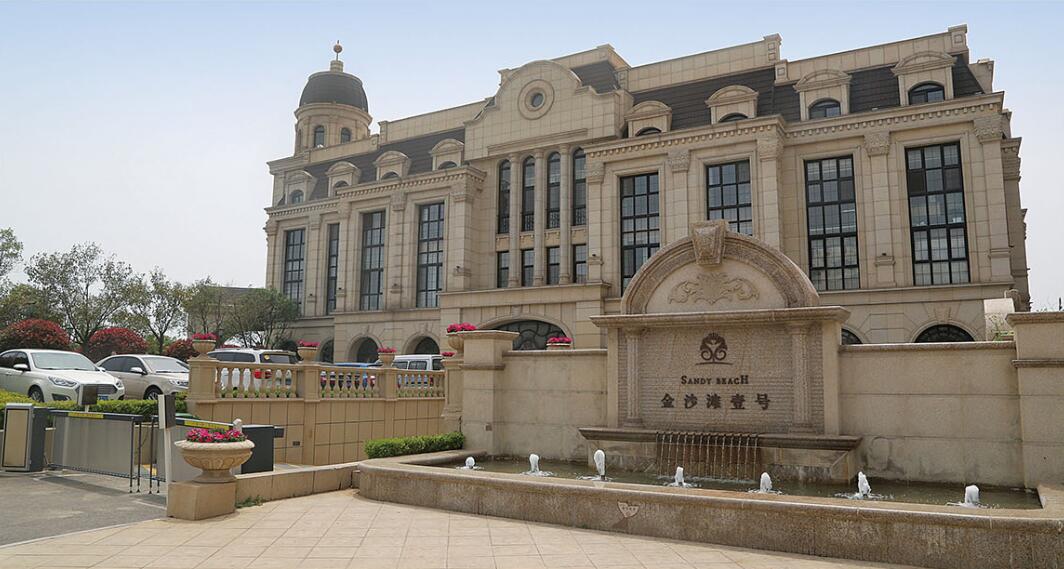 南平花岗岩黄金麻建筑外墙干挂案例