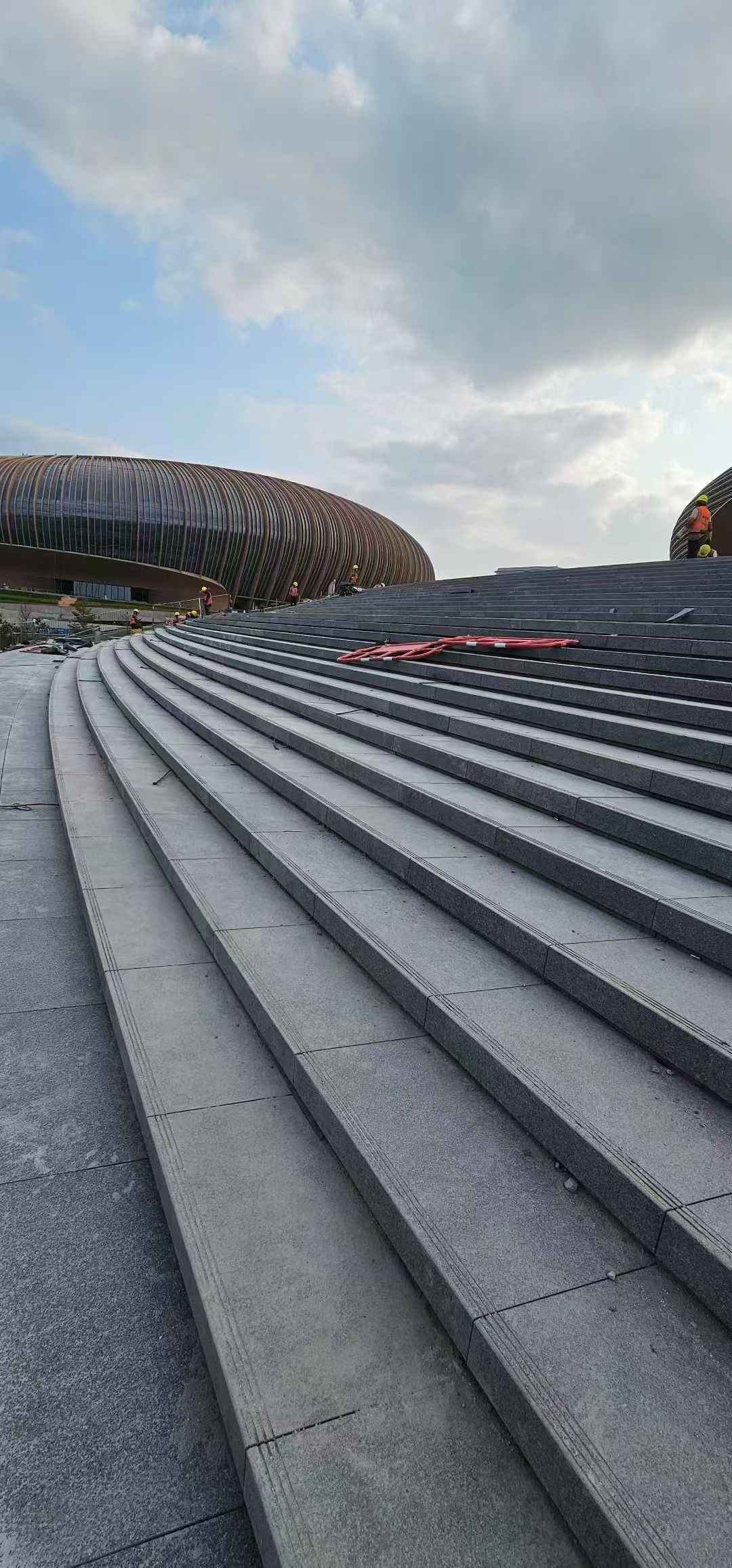 南平 弧形整石台阶铺装效果图